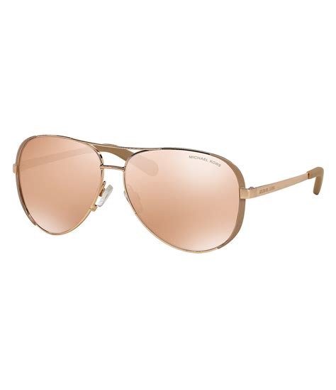 michael kors women's chelsea polarized sunglasses|Michael Kors Chelsea aviator sunglasses.